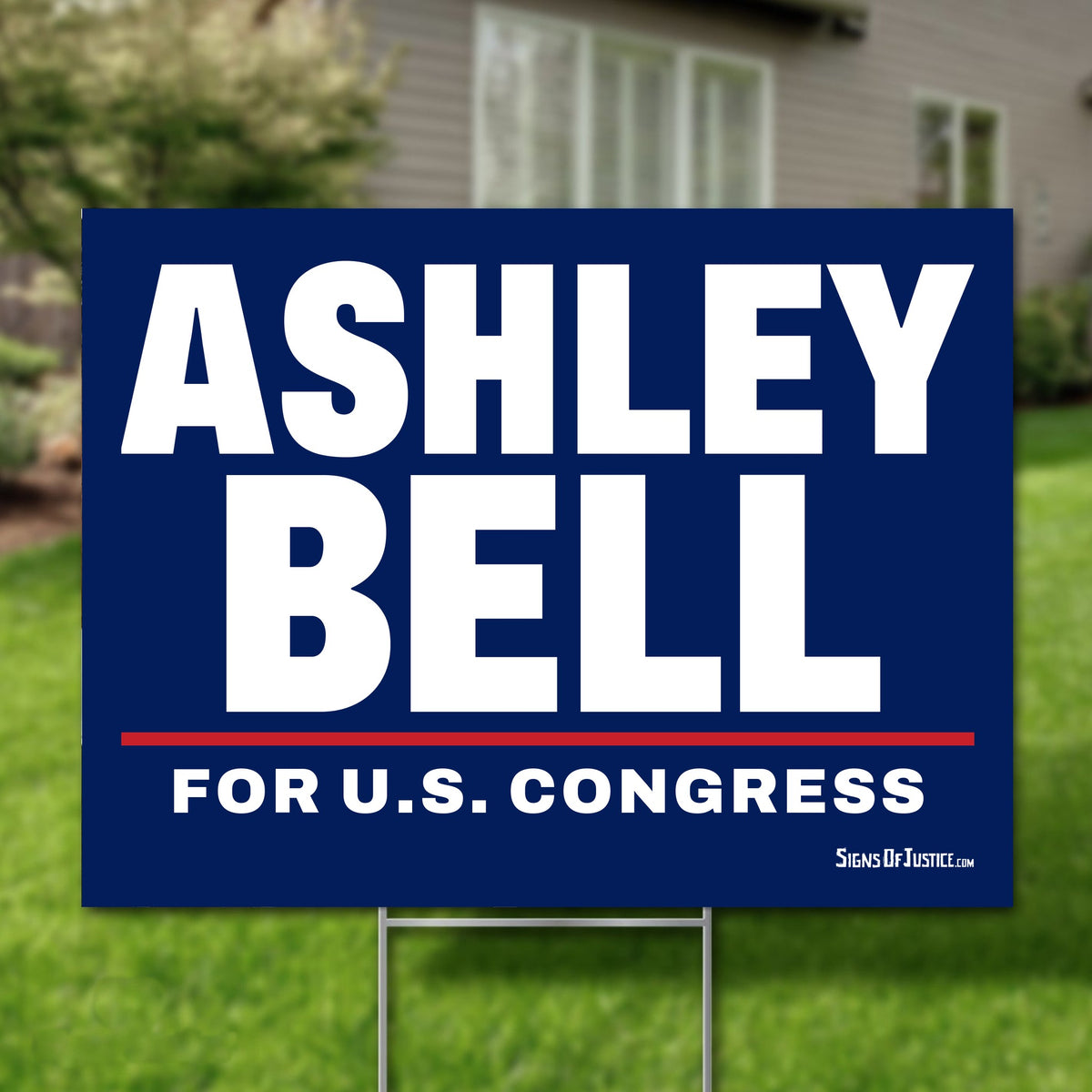 Ashley Bell 24"x18" yard sign