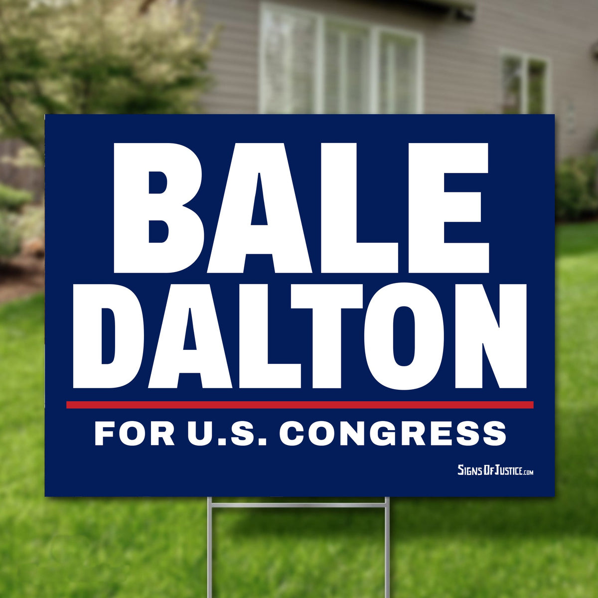 Bale Dalton 16"x12" yard sign