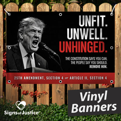 "Remove Him" Vinyl Banner