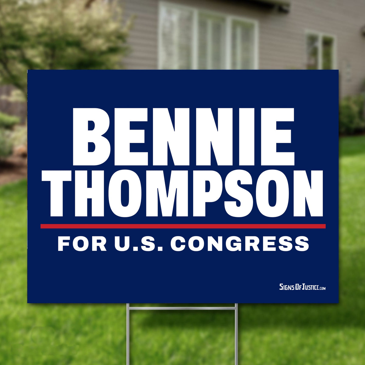 Bennie Thompson 24"x18" yard sign