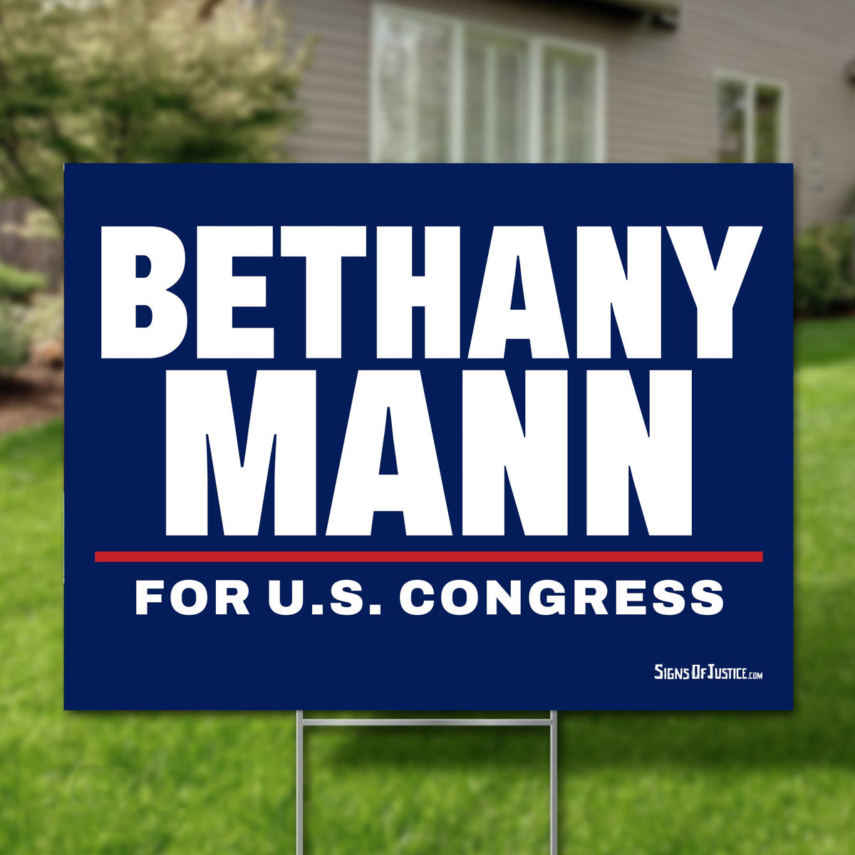 Bethany Mann 24"x18" yard sign