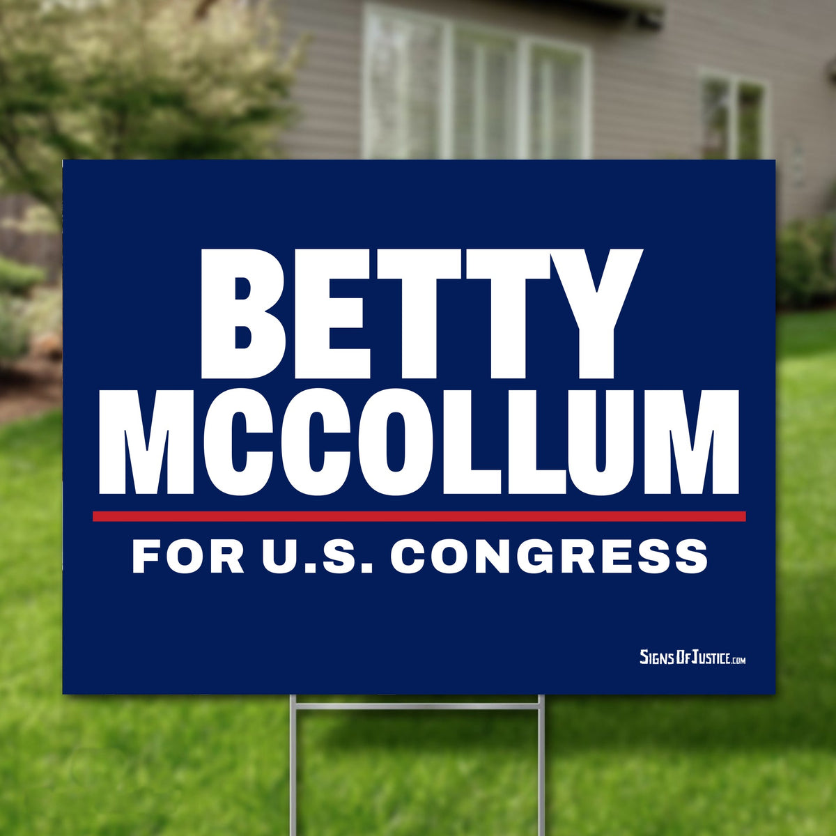 Betty McCollum 24"x18" yard sign