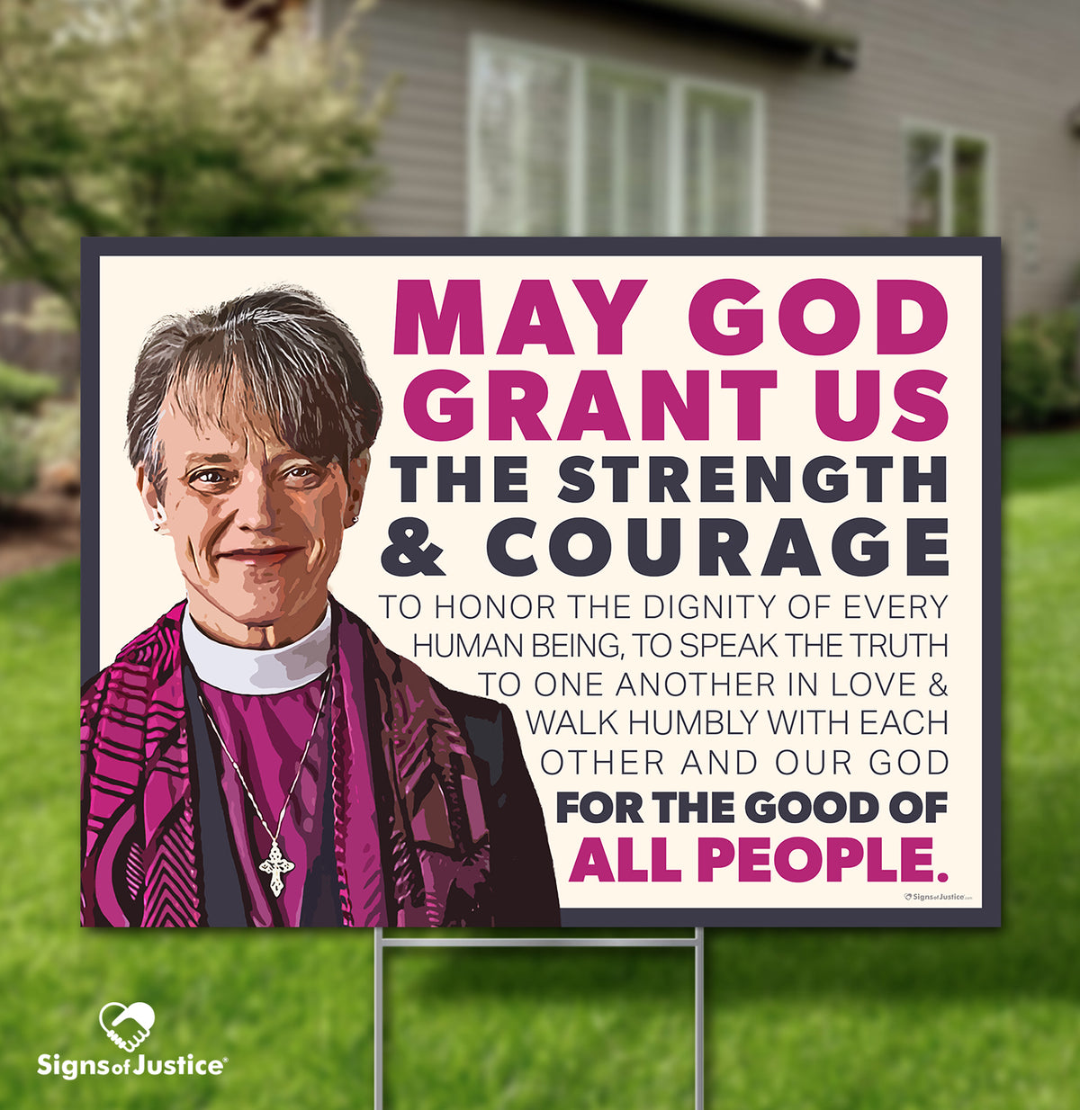 "Mariann Budde Bishop" Yard Sign