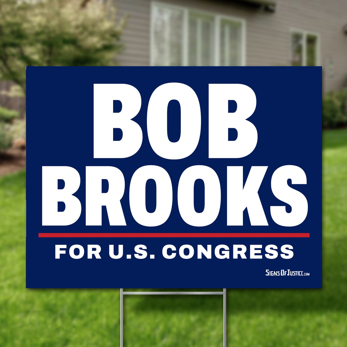 Bob Brooks 24"x18" yard sign