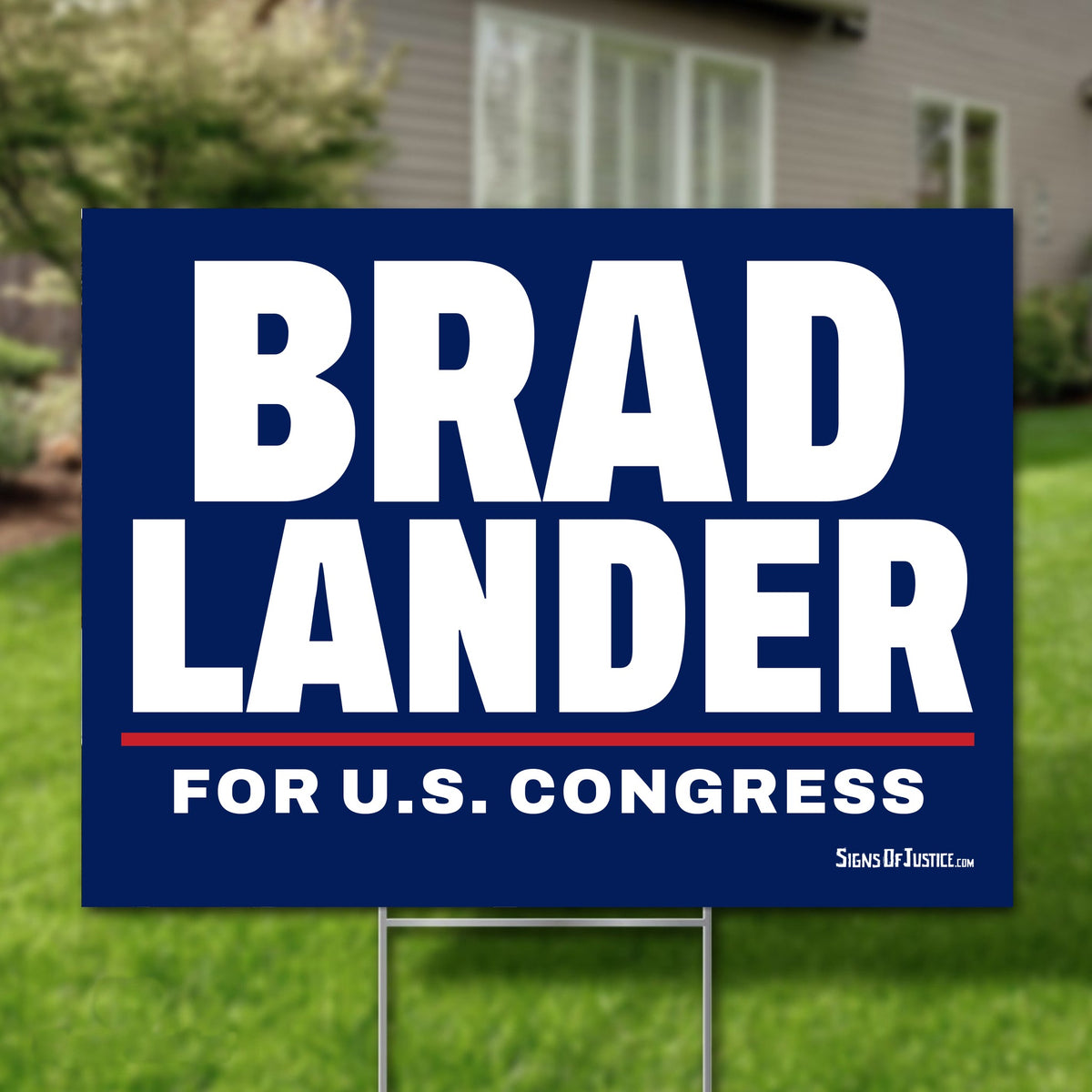 Brad Lander 24"x18" yard sign