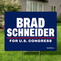 Brad Schneider 24"x18" yard sign