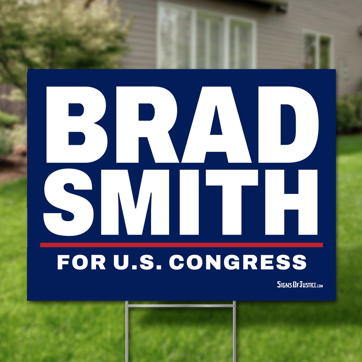 Brad Smith 16"x12" yard sign