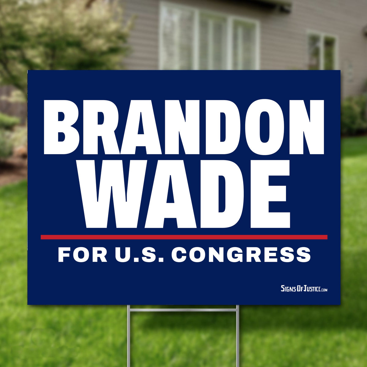Brandon Wade 24"x18" yard sign