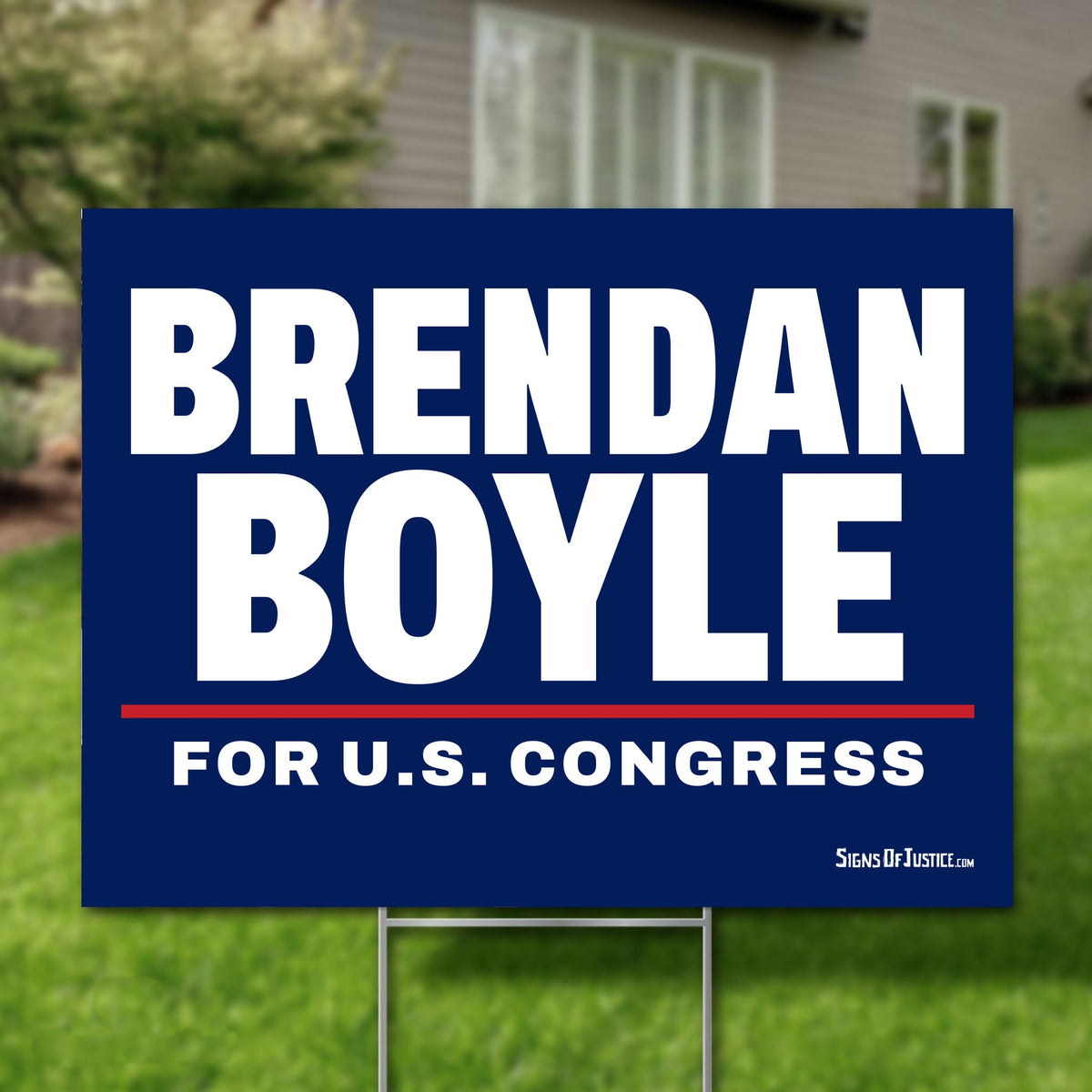 Brendan Boyle 24"x18" yard sign