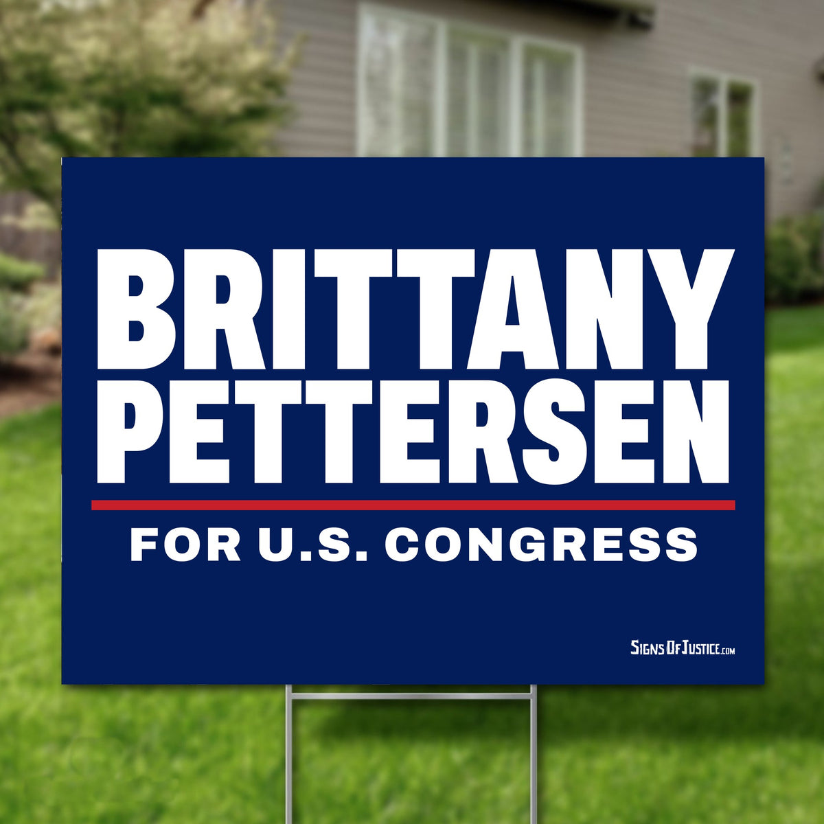 Brittany Pettersen 24"x18" yard sign