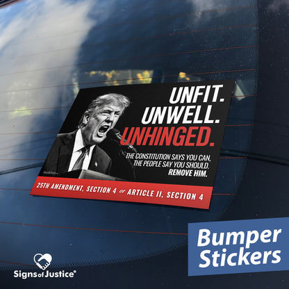 "Remove Him" Bumper Stickers