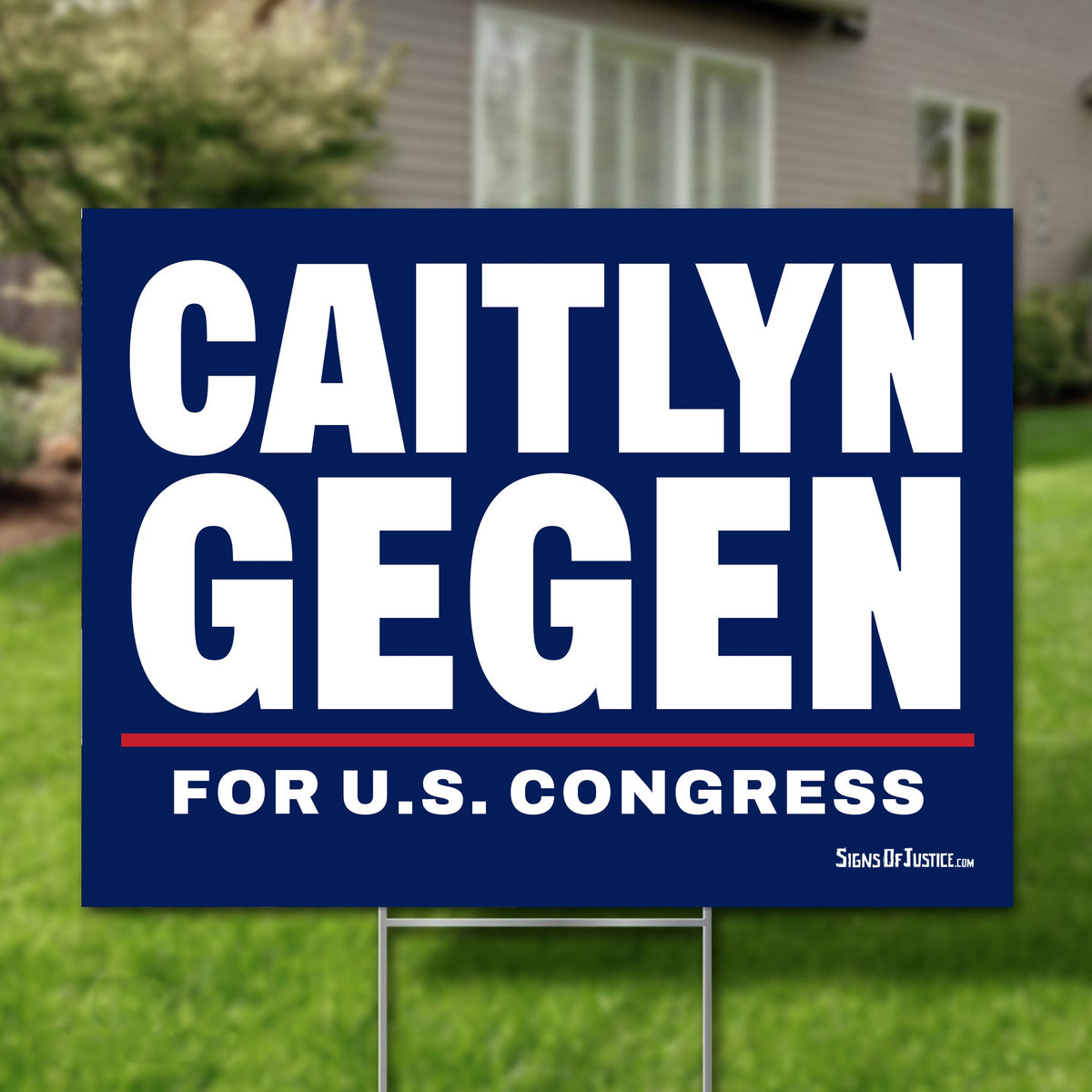 Caitlyn Gegen 24"x18" yard sign