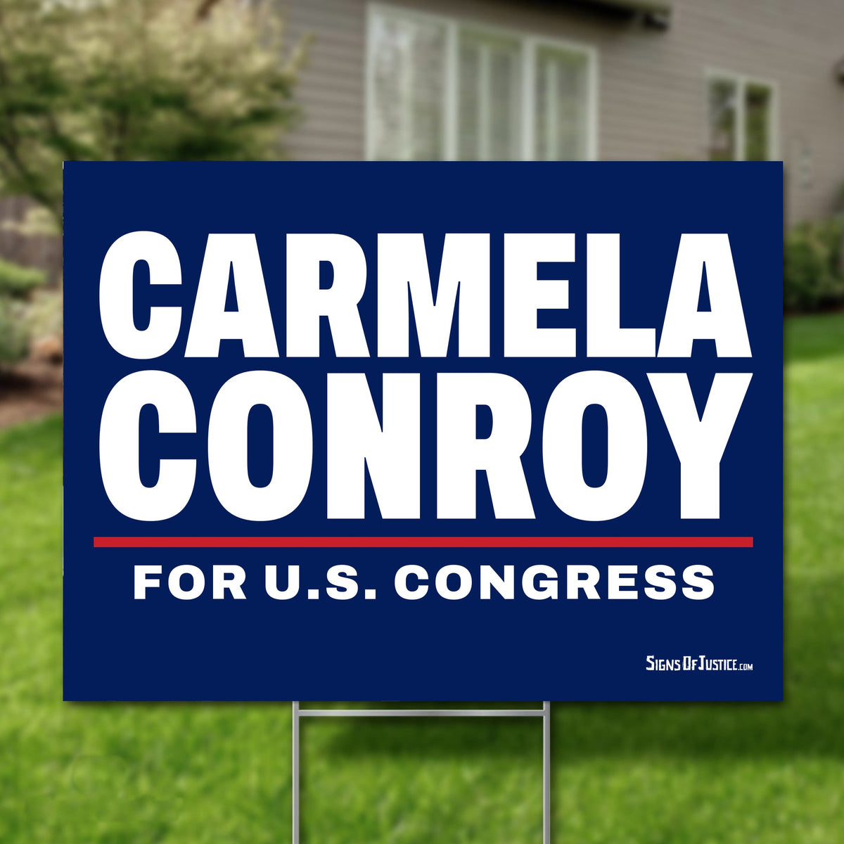 Carmela Conroy 24"x18" yard sign