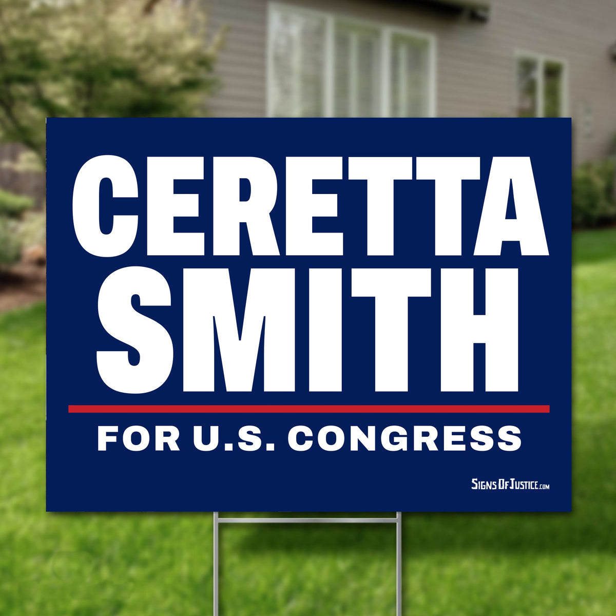 Ceretta Smith 24"x18" yard sign