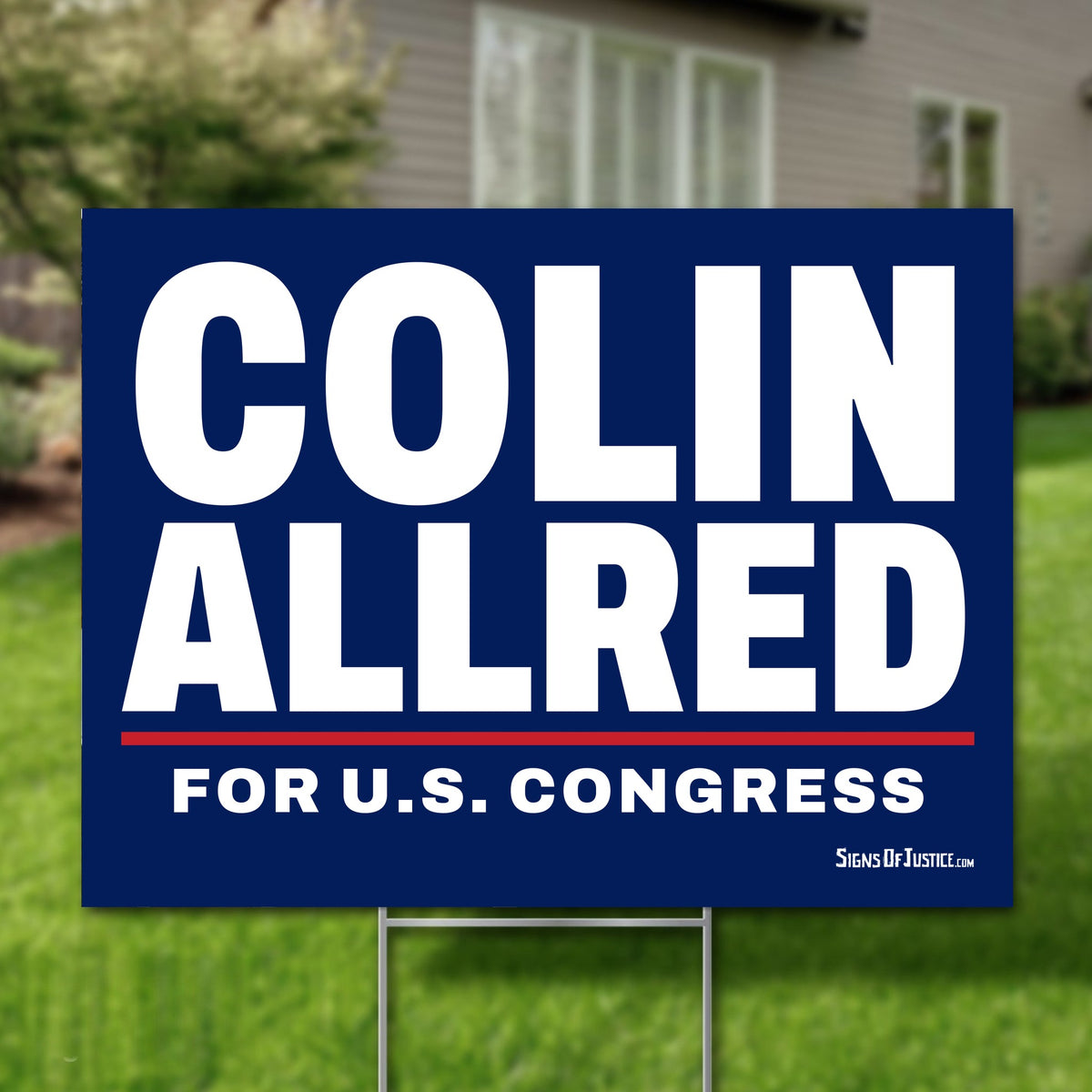 Colin Allred 24"x18" yard sign