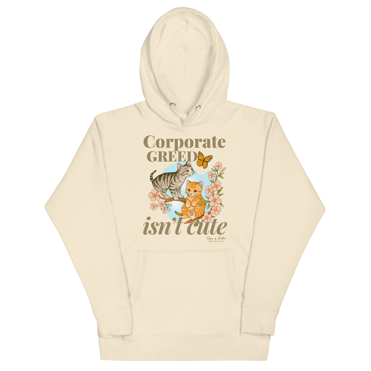 "Corporate Greed" Unisex Hoodie (Front Only)