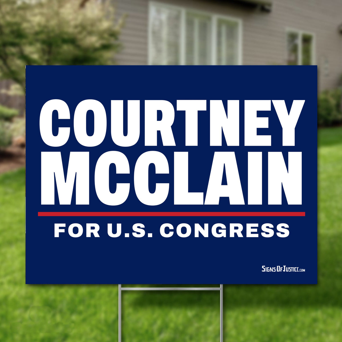 Courtney McClain 24"x18" yard sign