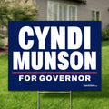 Cyndi Munson 24"x18" yard sign