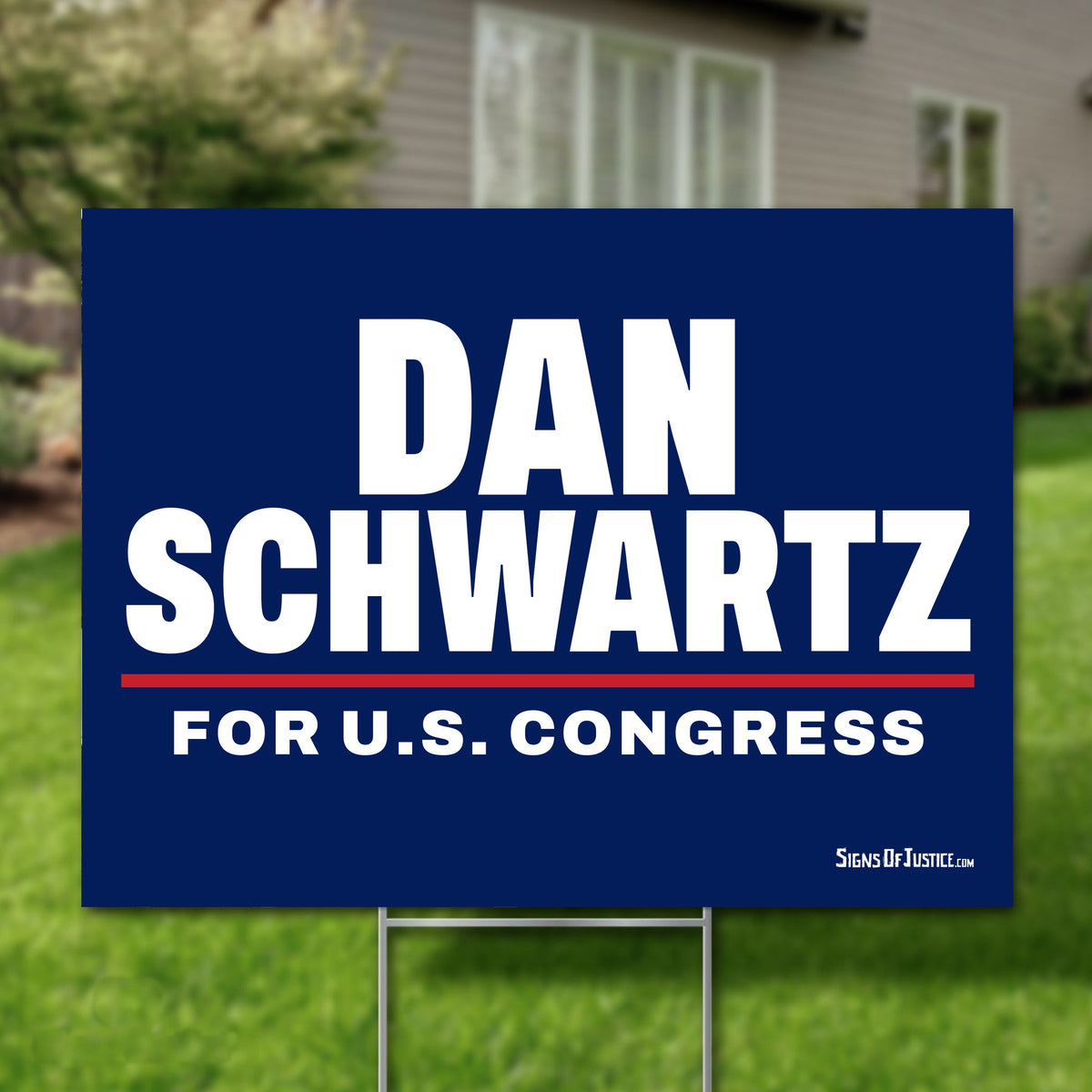 Dan Schwartz 24"x18" yard sign
