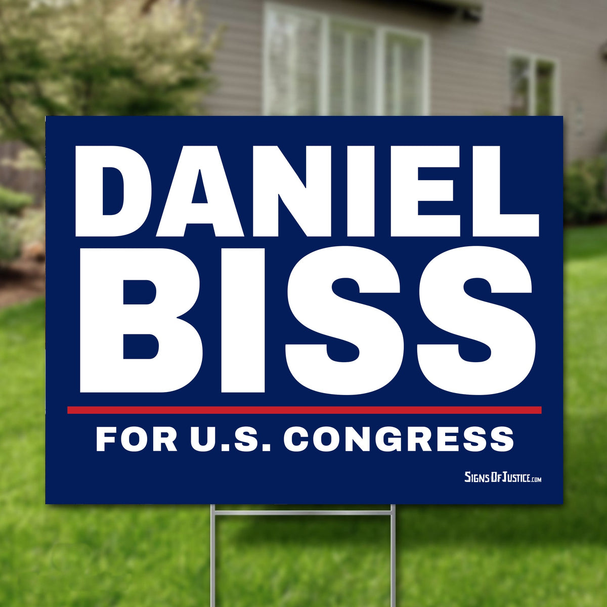 Daniel Biss 24"x18" yard sign