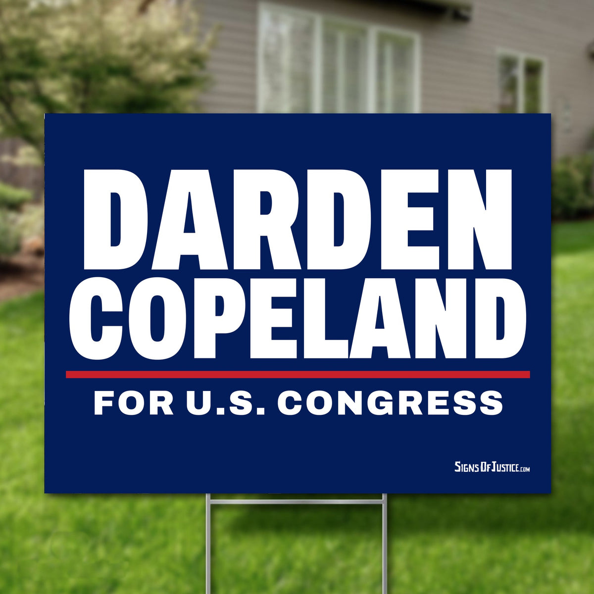 Darden Copeland 24"x18" yard sign