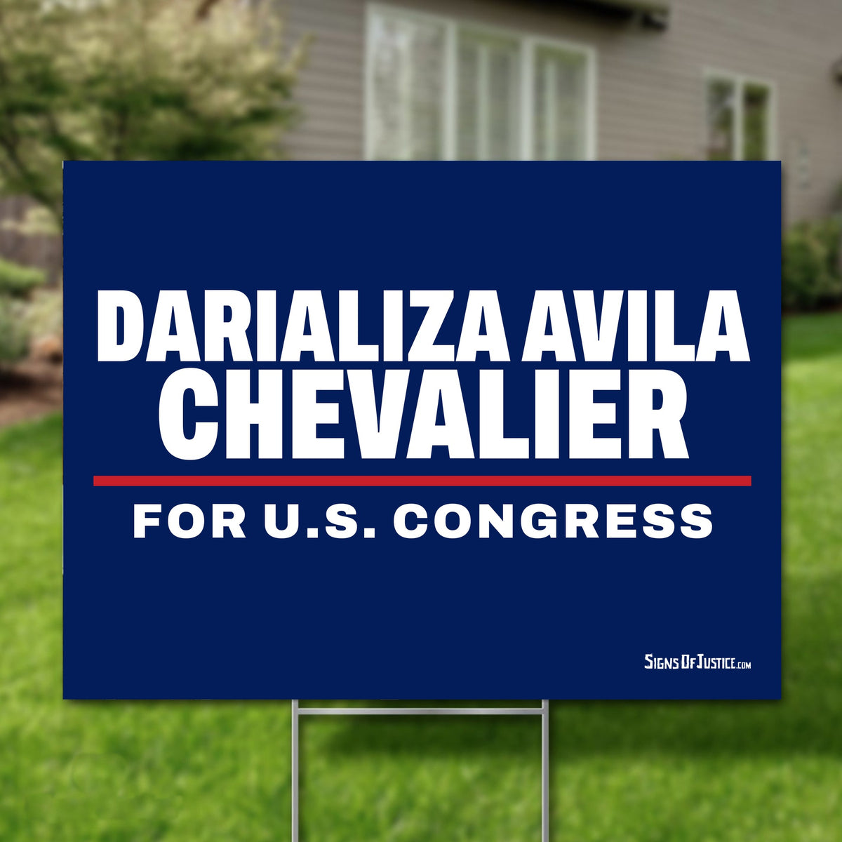 Darializa Avila Chevalier 24"x18" yard sign