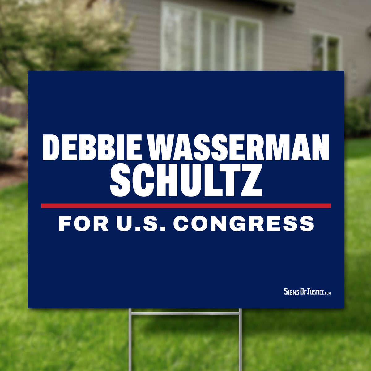 Debbie Wasserman Schultz 16"x12" yard sign