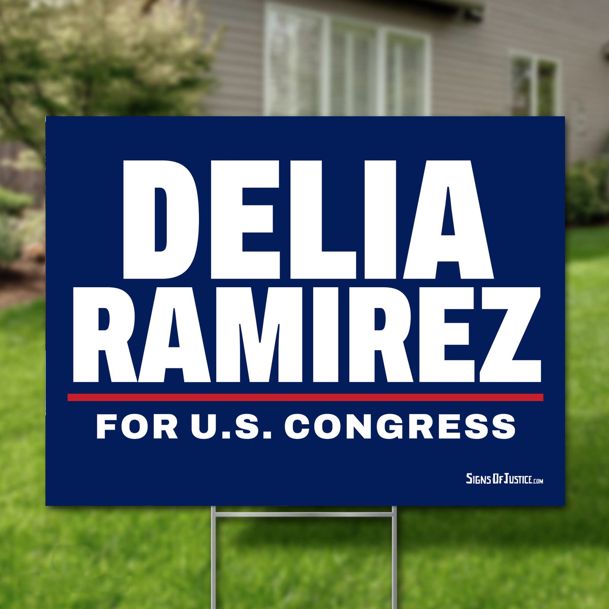 Delia Ramirez 24"x18" yard sign