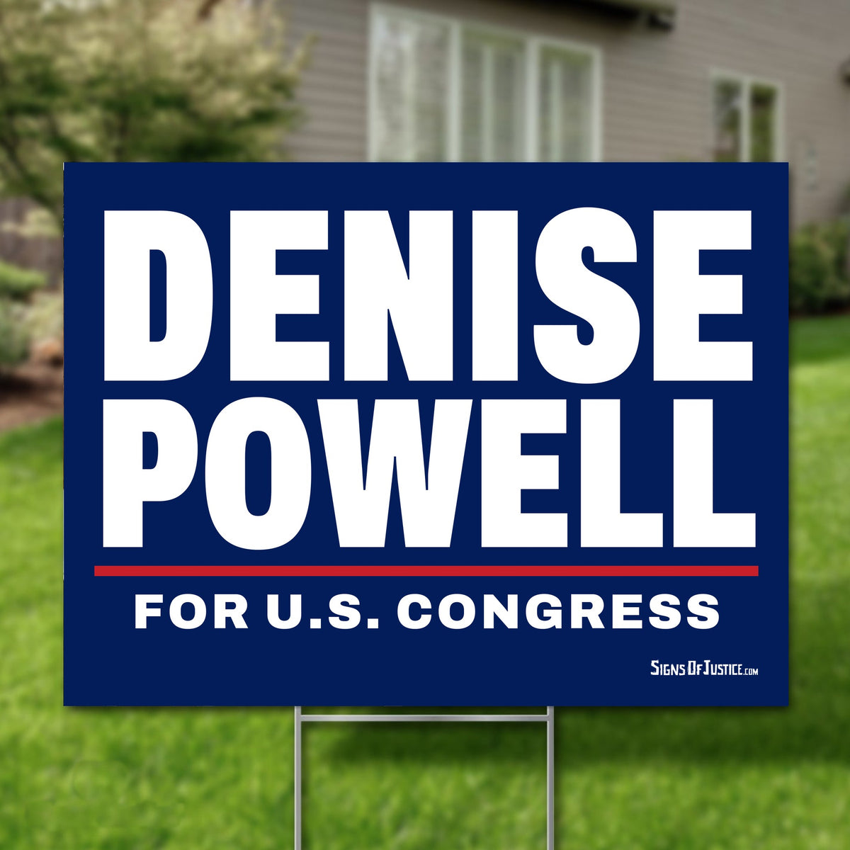 Denise Powell 24"x18" yard sign