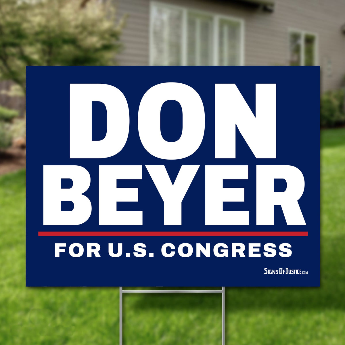 Don Beyer 24"x18" yard sign