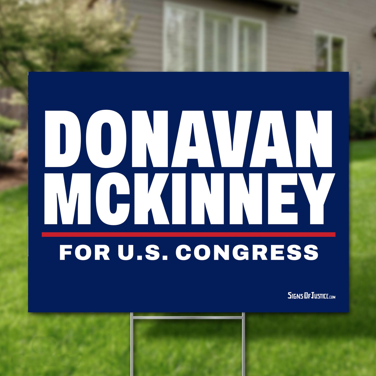 Donavan McKinney 24"x18" yard sign