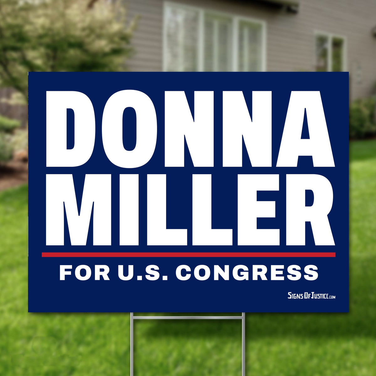 Donna Miller 24"x18" yard sign