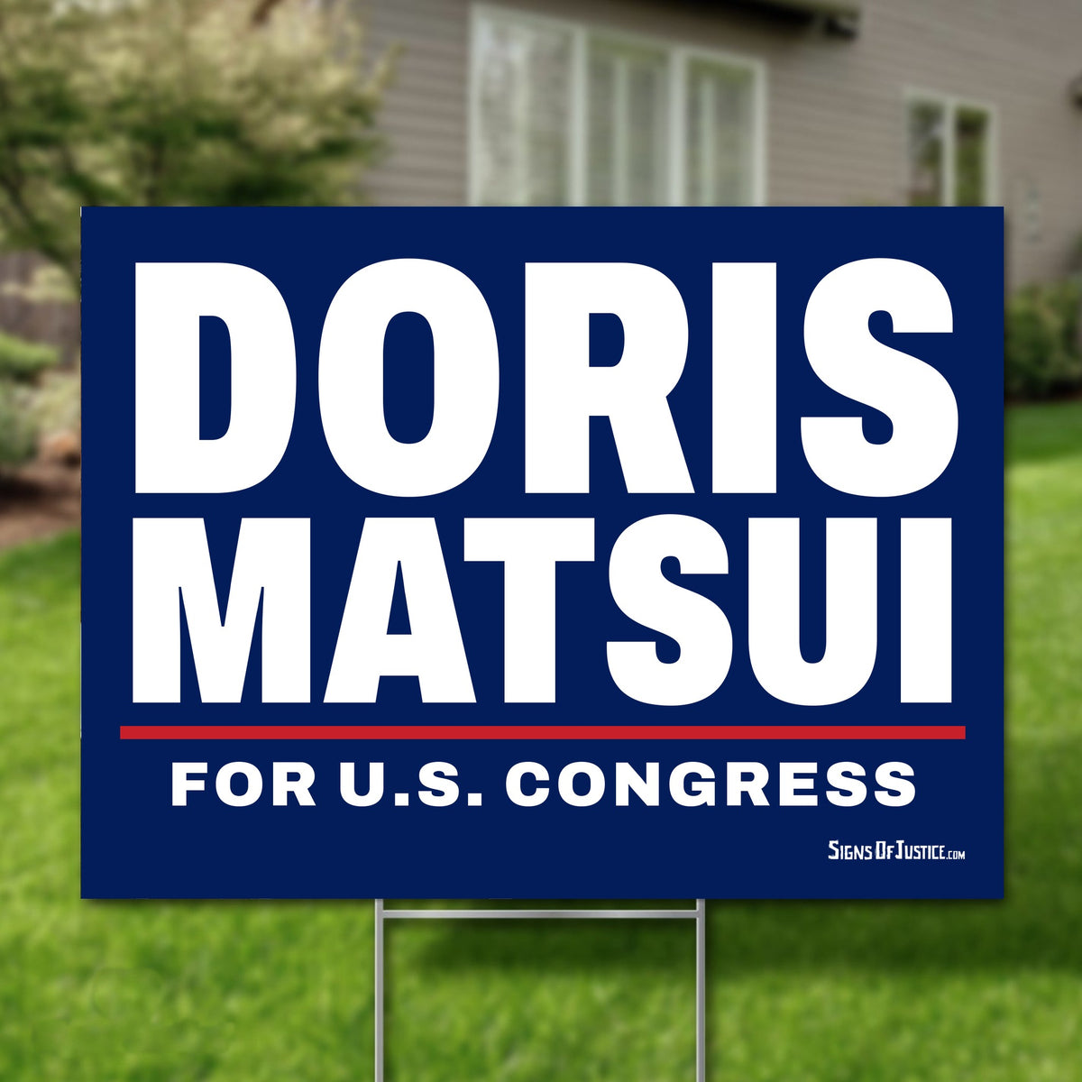 Doris Matsui 24"x18" yard sign
