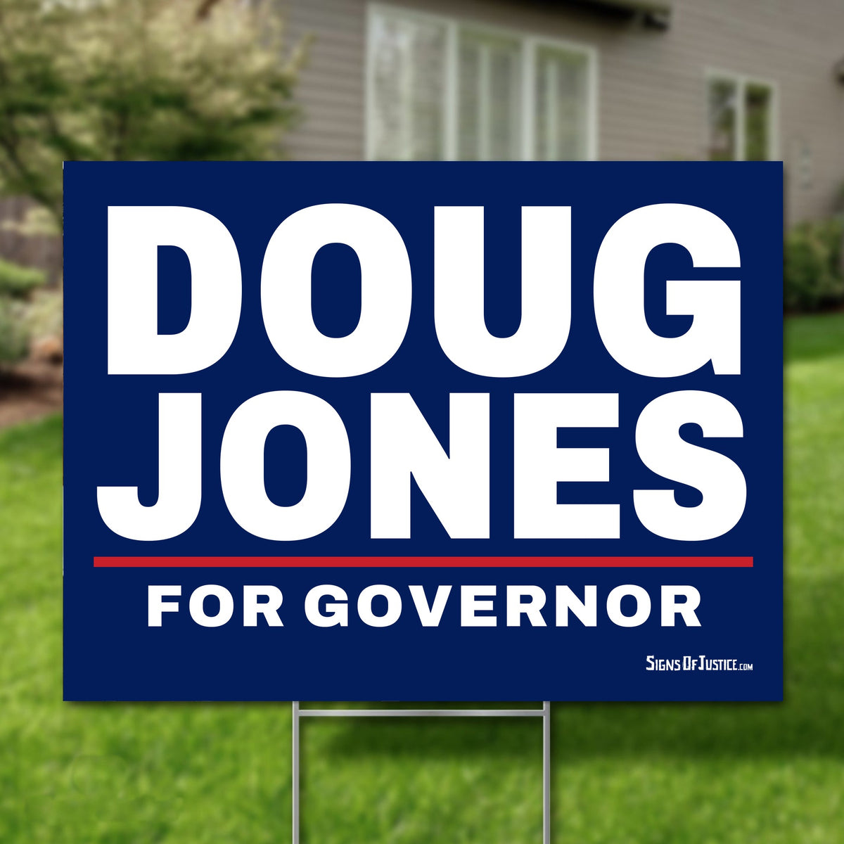 Doug Jones 24"x18" yard sign