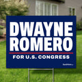 Dwayne Romero 24"x18" yard sign