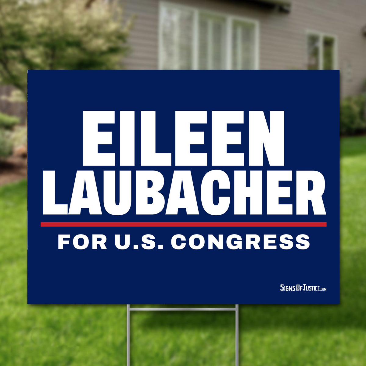 Eileen Laubacher 24"x18" yard sign