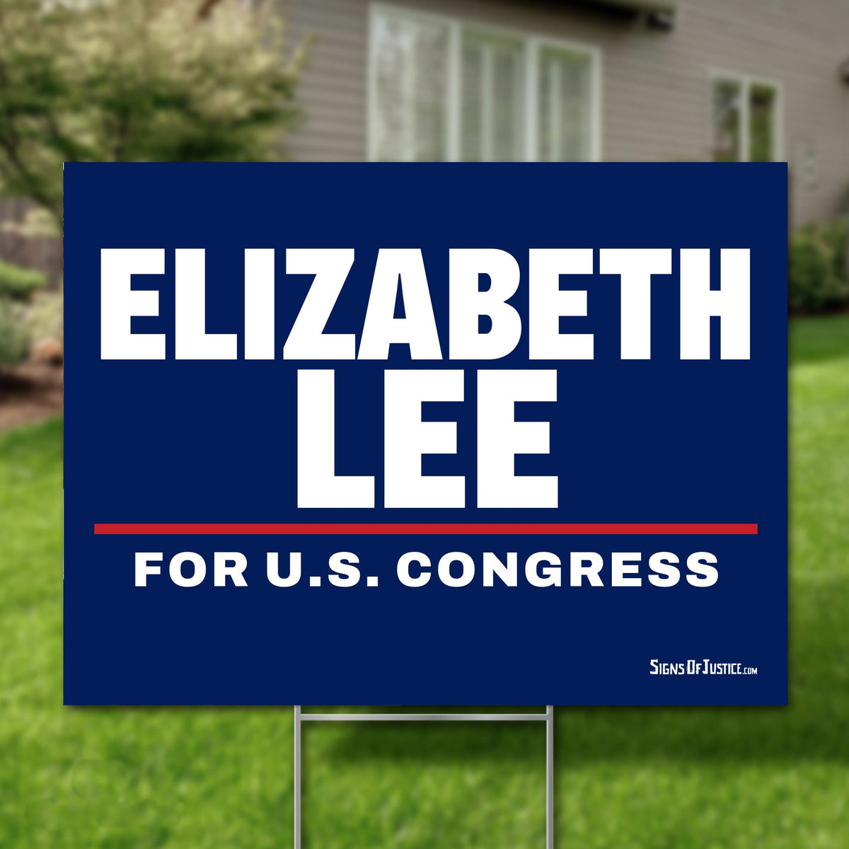 Elizabeth Lee 24"x18" yard sign