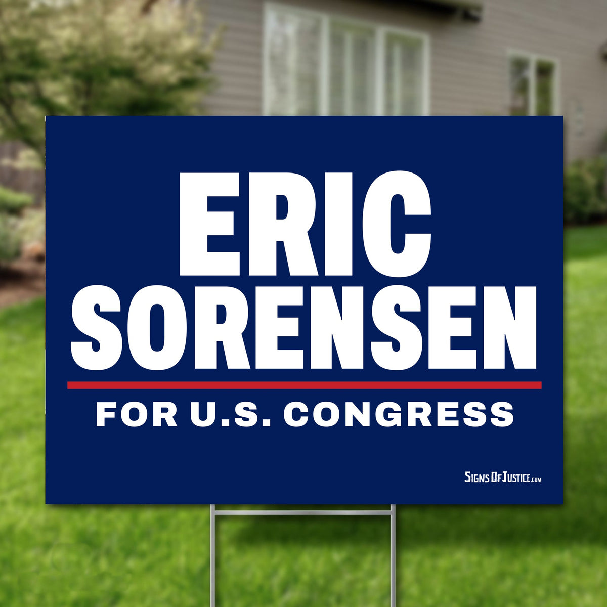 Eric Sorensen 24"x18" yard sign