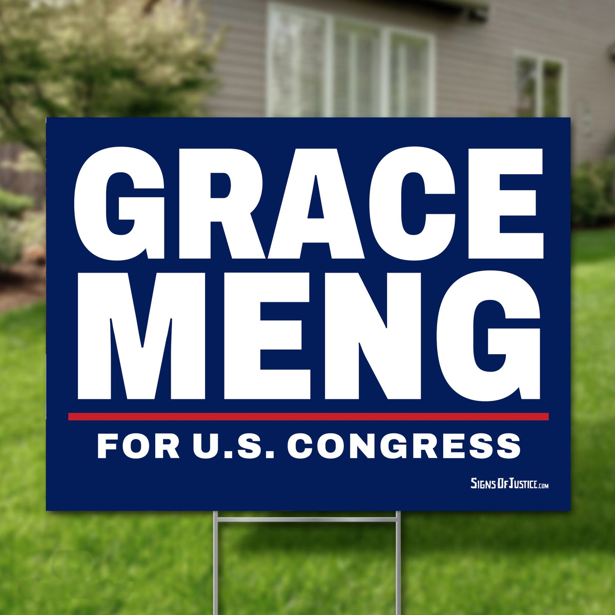 Grace Meng 24"x18" yard sign