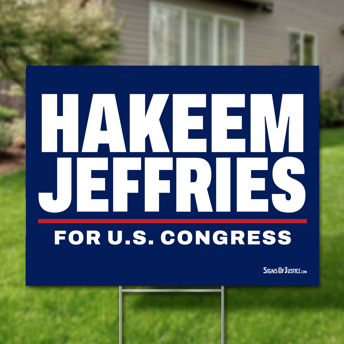 Hakeem Jeffries 24"x18" yard sign