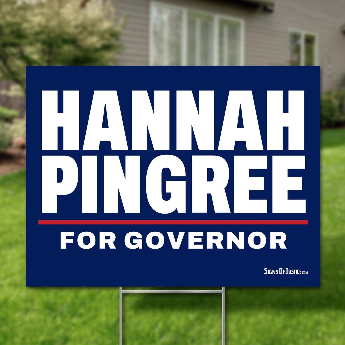 Hannah Pingree 24"x18" yard sign