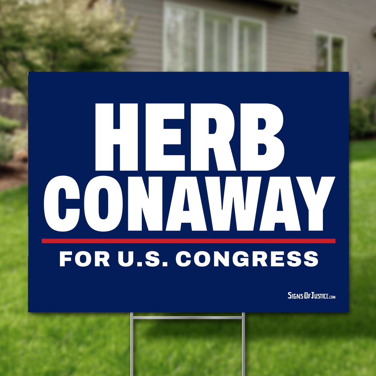 Herb Conaway 24"x18" yard sign