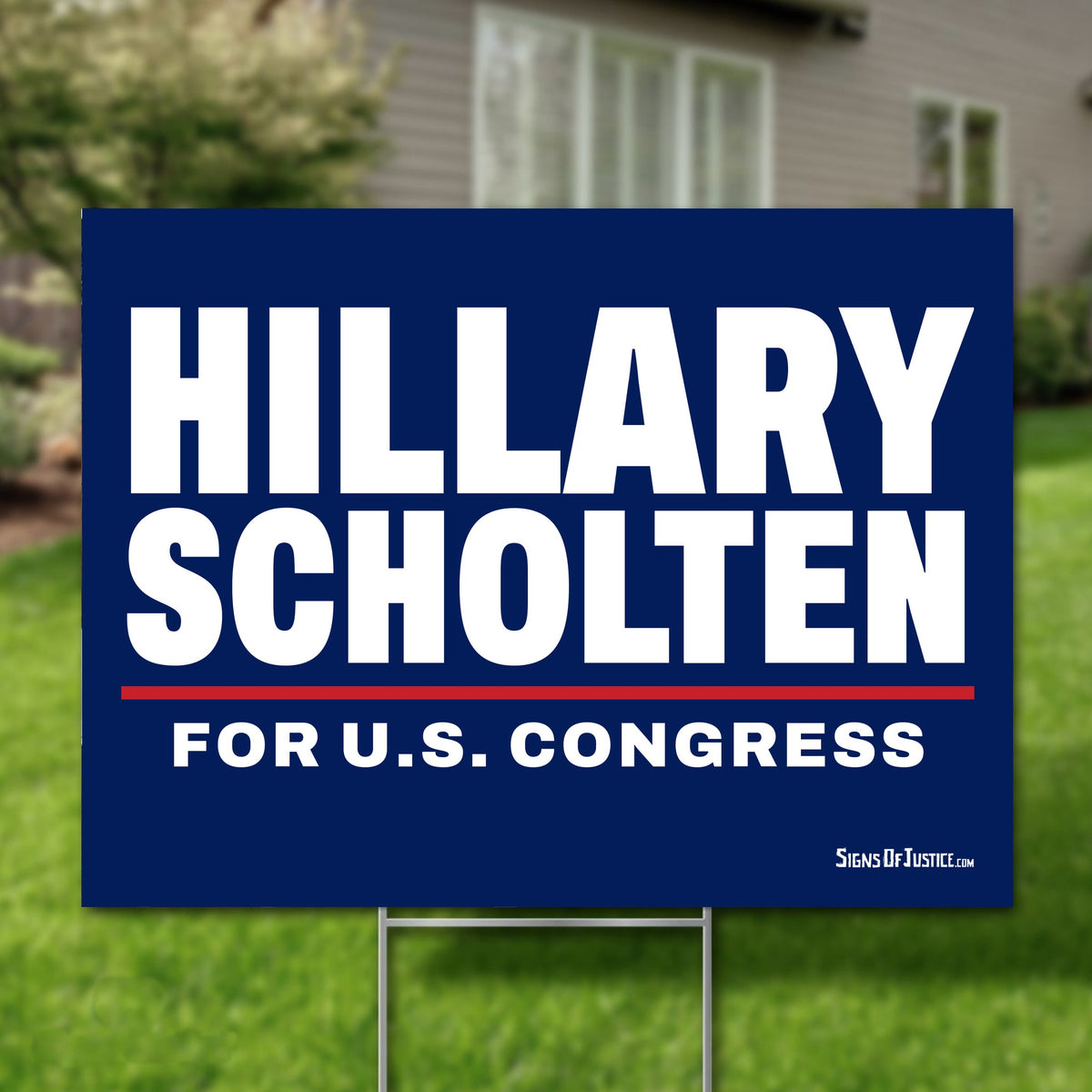 Hillary Scholten 24"x18" yard sign