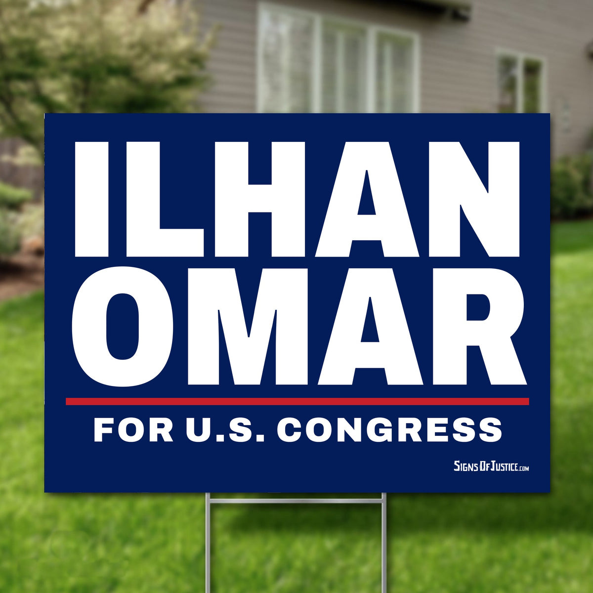 Ilhan Omar 16"x12" yard sign