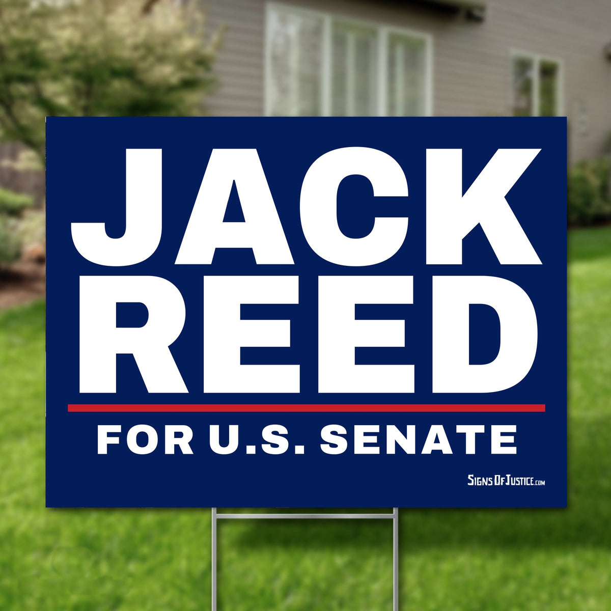 Jack Reed 24"x18" yard sign