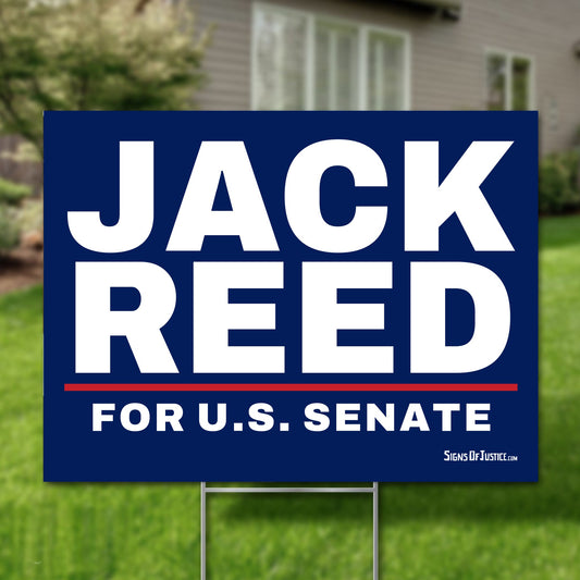 Jack Reed 24"x18" yard sign