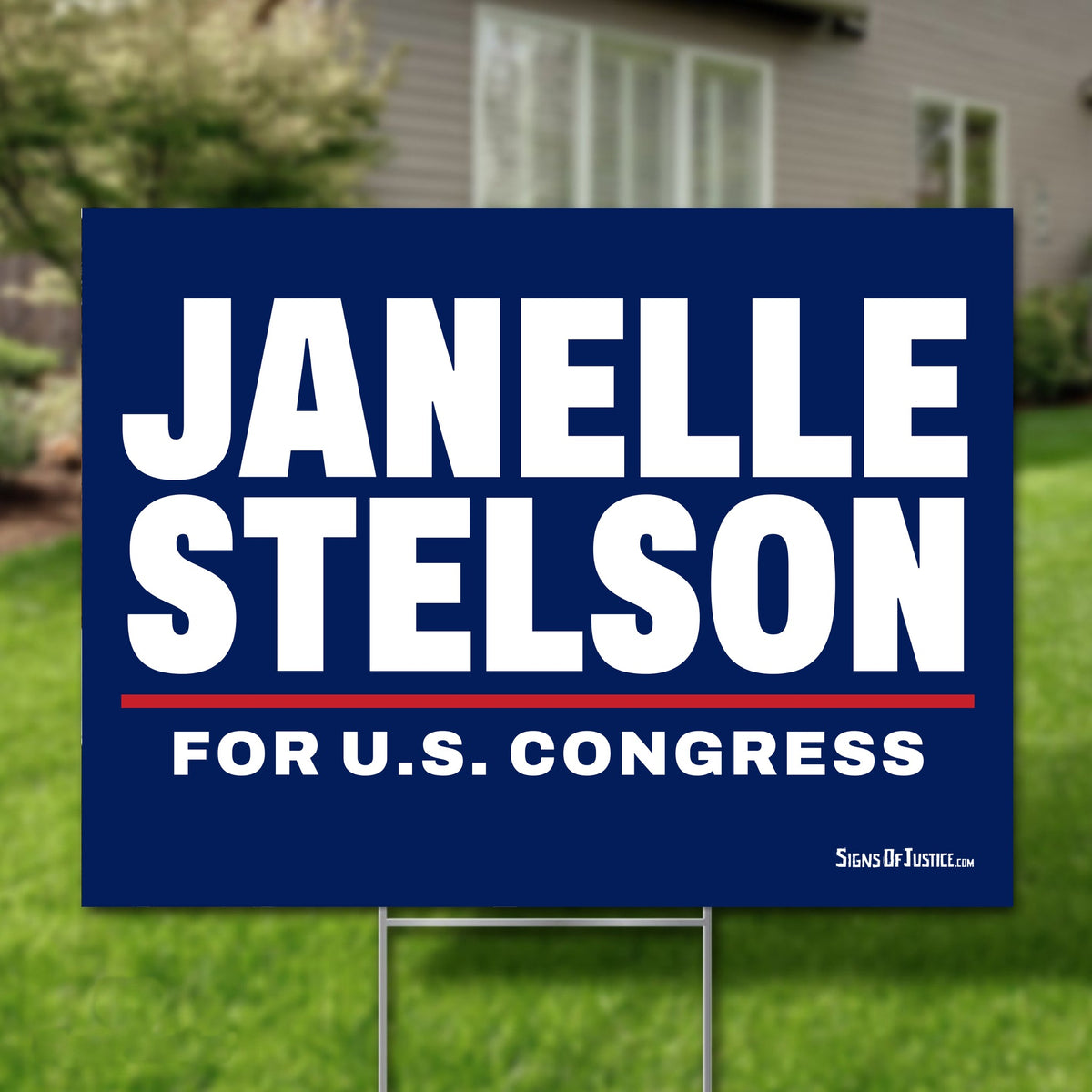 Janelle Stelson 24"x18" yard sign