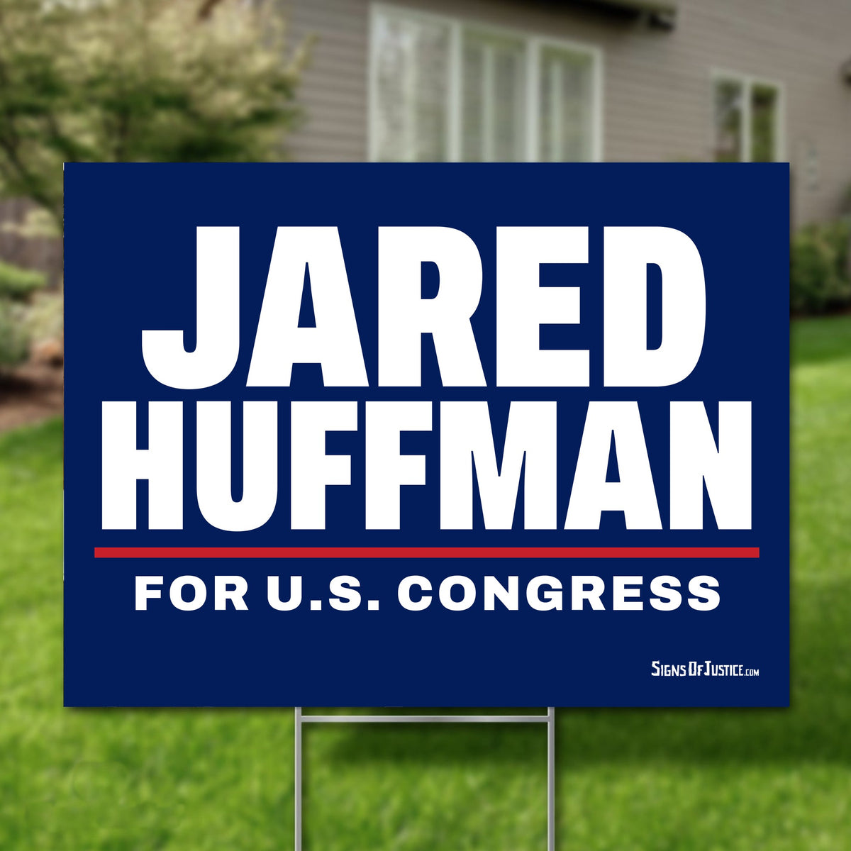 Jared Huffman 24"x18" yard sign