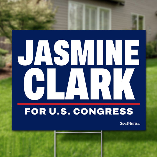 Jasmine Clark 24"x18" yard sign