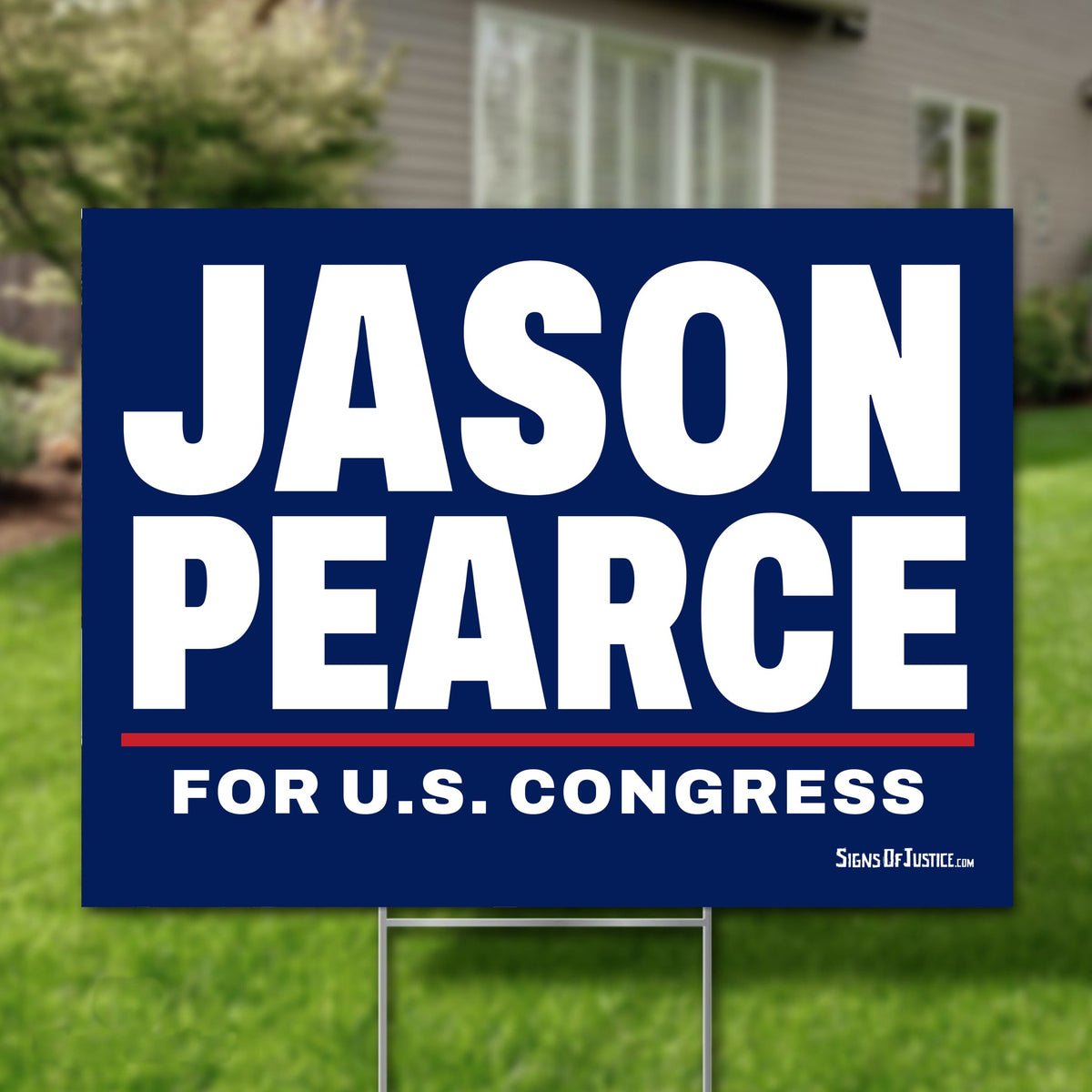 Jason Pearce 24"x18" yard sign